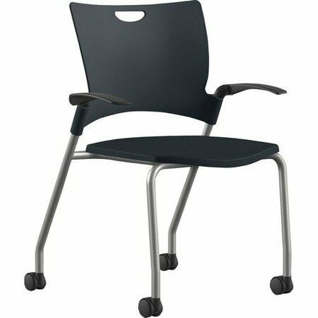 9TO5 SEATING CHAIR, STCK, PLSTC, 25in, BK/SR NTF1315A12SFP01